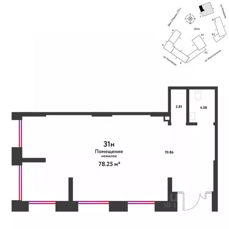Помещение свободного назначения в Московская область, Мытищи ул. ... - Фото 2