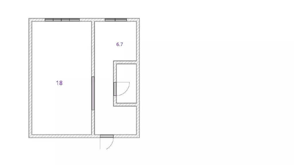 1-комнатная квартира: Уфа, улица Минигали Губайдуллина, 21 (32.7 м) - Фото 2