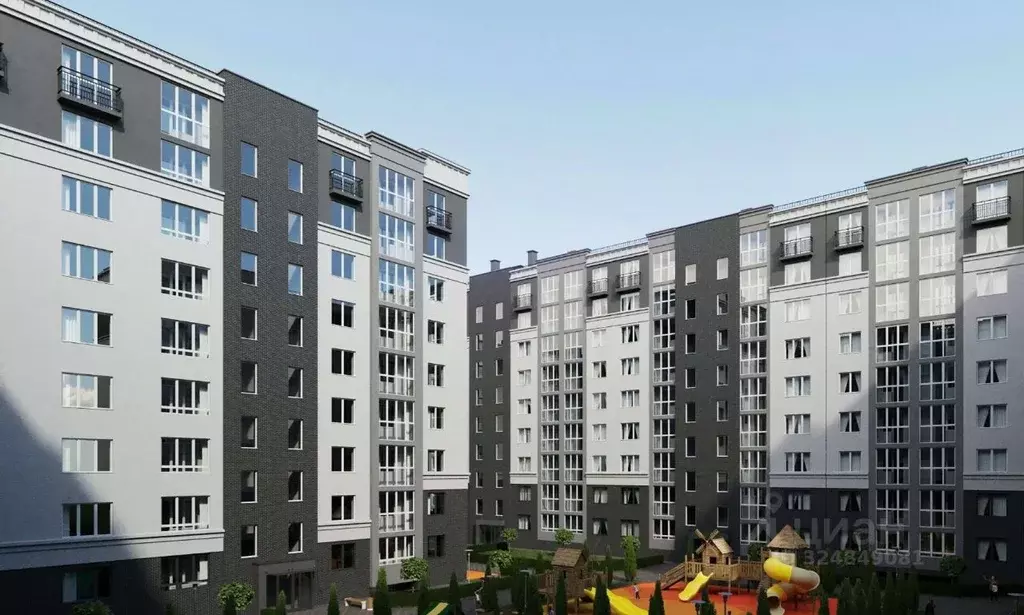 2-к кв. Калининградская область, Калининград Суздальская ул. (56.89 м) - Фото 1