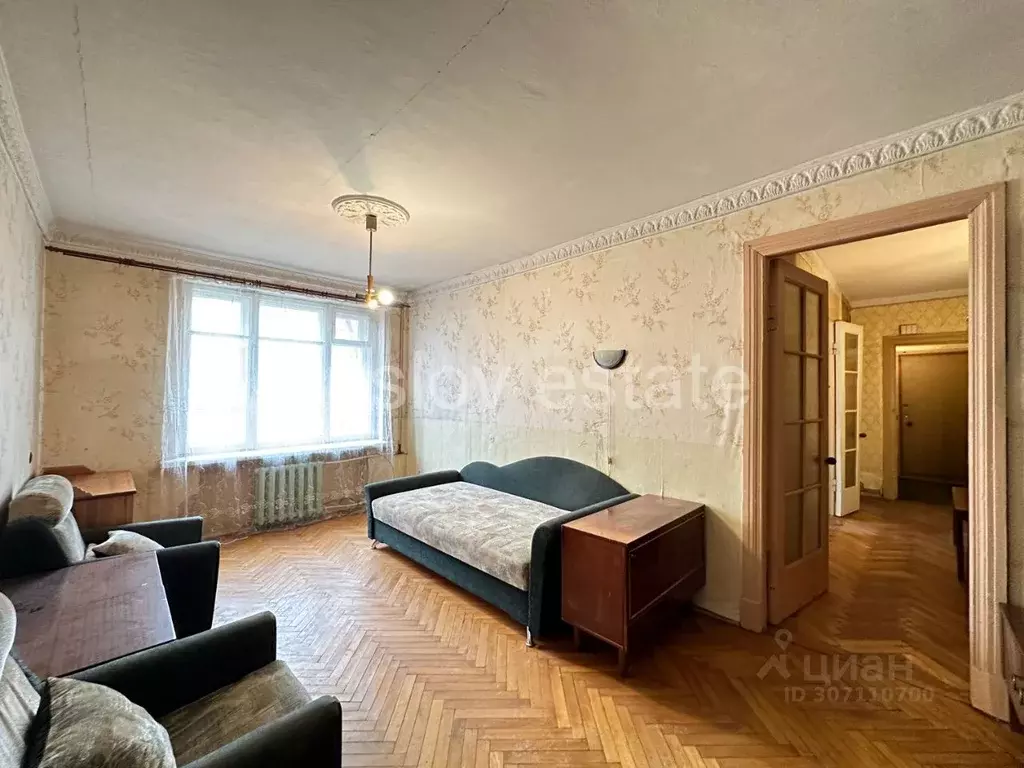 2-к кв. Санкт-Петербург ул. Крупской, 20К2 (52.2 м) - Фото 0