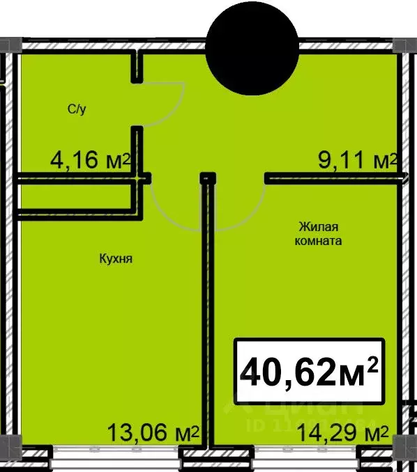 1-к кв. Ставропольский край, Ессентуки ул. Благодатная, 28 (40.62 м) - Фото 1