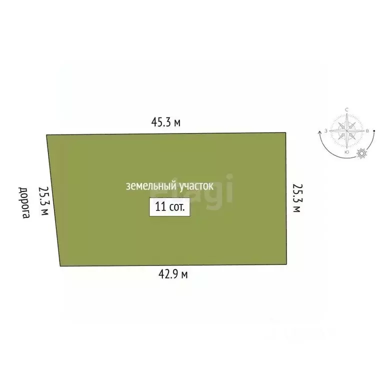 Участок в Кемеровская область, Кемерово Ангарская ул. (11.0 сот.) - Фото 2