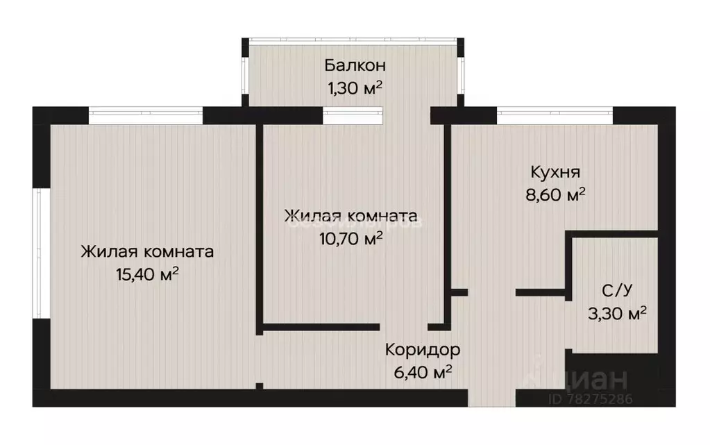 2-к кв. Московская область, Ленинский городской округ, Боброво пгт ул. ... - Фото 2
