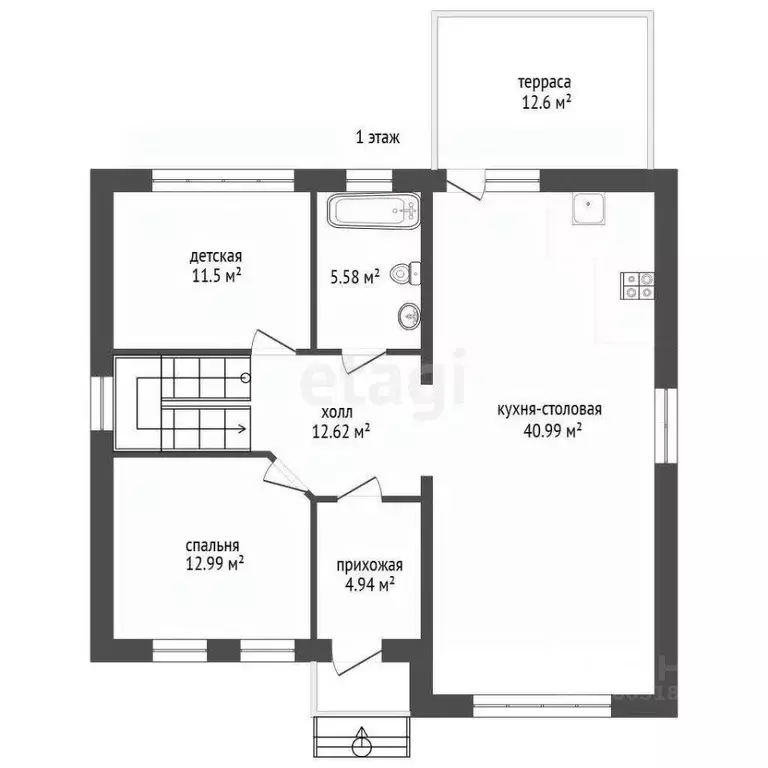 Дом в Ростовская область, Неклиновский район, Новобессергеневское ... - Фото 2