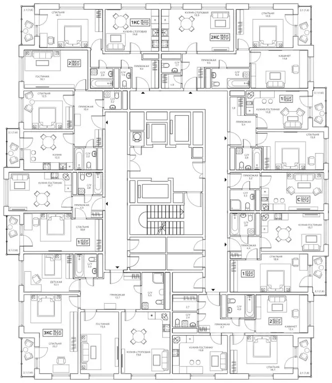 3-к кв. Москва ул. Маргелова, 3к1 (96.2 м) - Фото 1