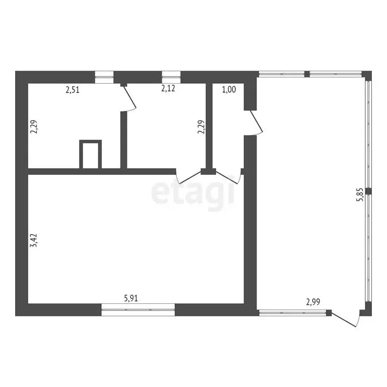 Дом в Раздольненский сельсовет, садово-потребительский кооператив Пион ... - Фото 1