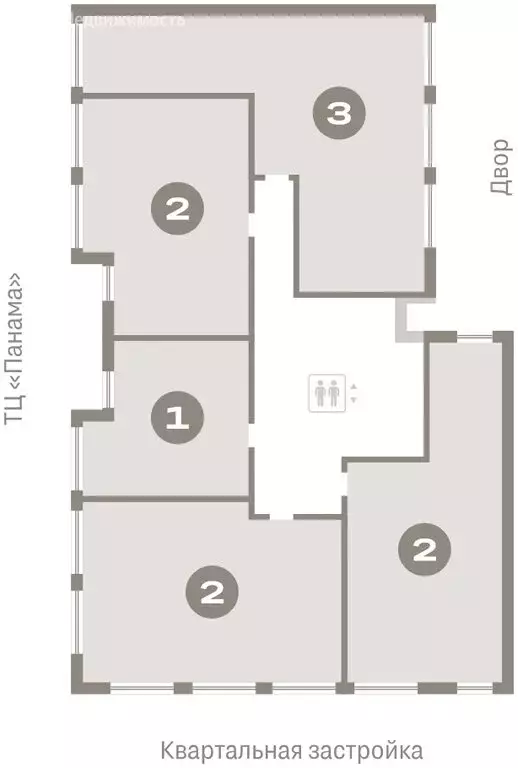 3-комнатная квартира: Тюмень, Мысовская улица, 26к1 (90.87 м) - Фото 1