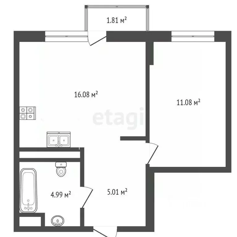 1-к кв. Ростовская область, Ростов-на-Дону ул. Нансена, 109/2 (37.3 м) - Фото 0