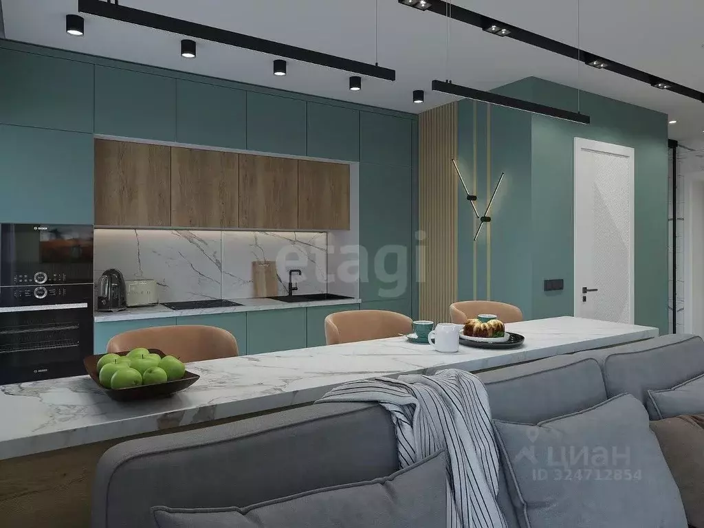 3-к кв. Красноярский край, Красноярск Северный мкр, пер. ... - Фото 2