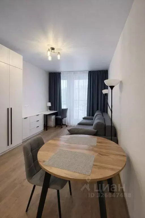 Студия Москва Новоостаповская ул., 20 (30.0 м) - Фото 1