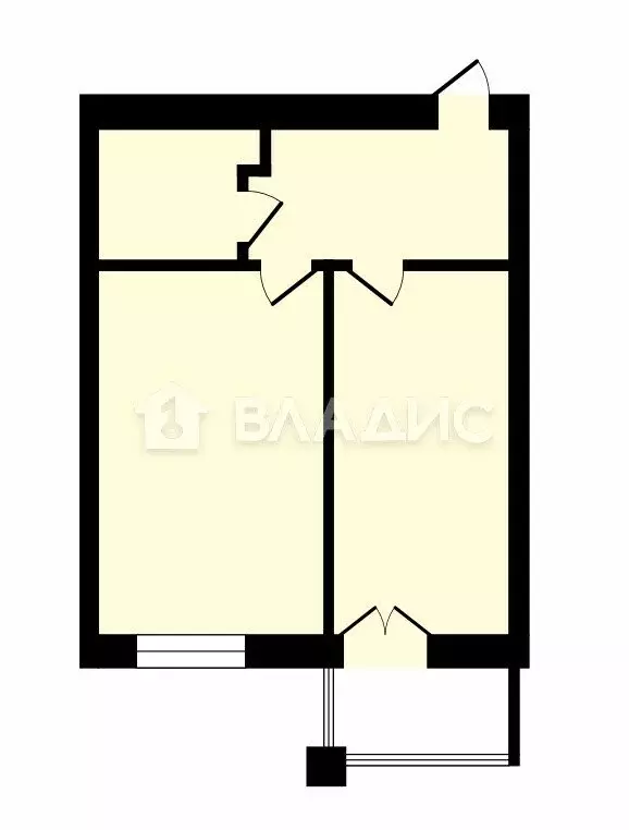 1-комнатная квартира: Владимир, улица Лакина, 2Г (39.5 м) - Фото 1