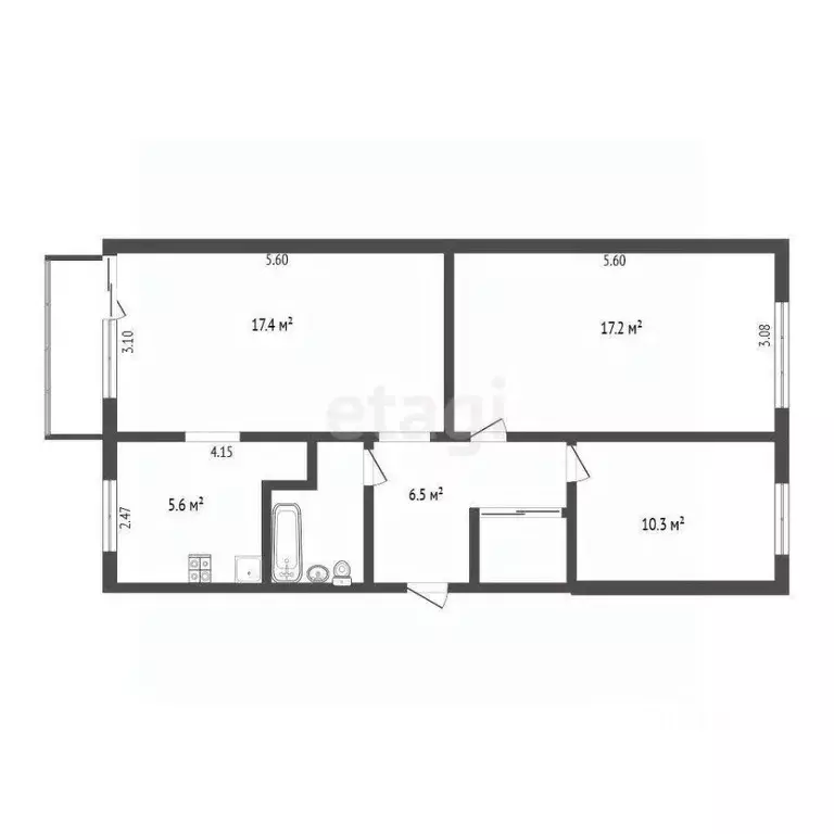 3-к кв. Камчатский край, Петропавловск-Камчатский ул. В.В. ... - Фото 2