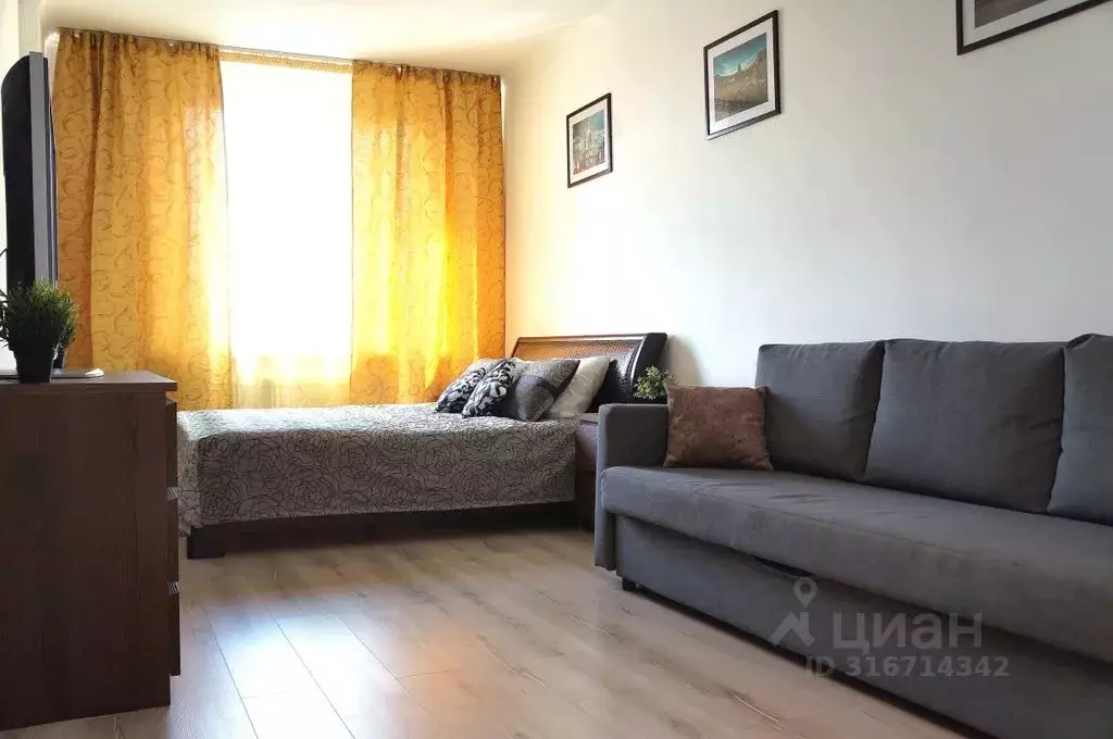 1-к кв. Санкт-Петербург наб. Реки Смоленки, 3к2 (45.0 м) - Фото 1