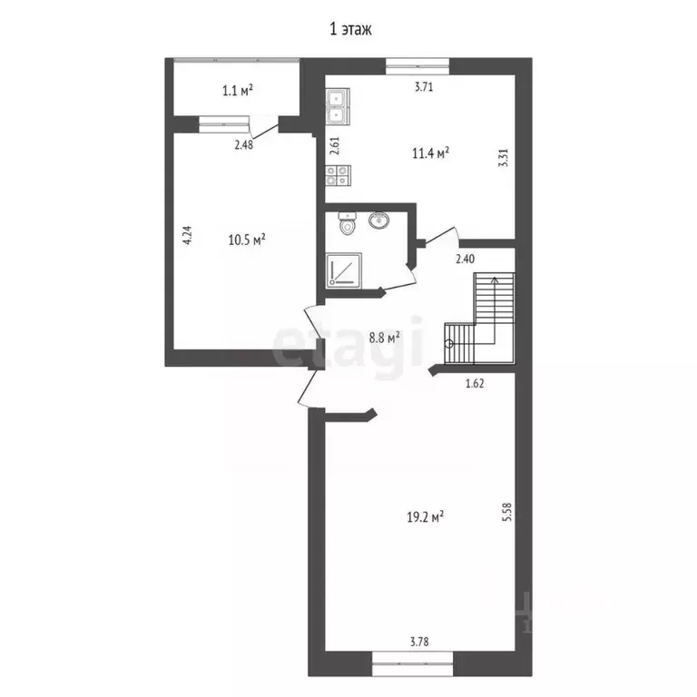 4-к кв. Крым, Симферополь ул. Дзержинского (107.3 м) - Фото 0