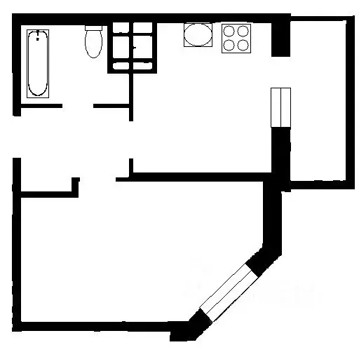 1-к кв. Санкт-Петербург ул. Плесецкая, 10 (32.3 м) - Фото 1