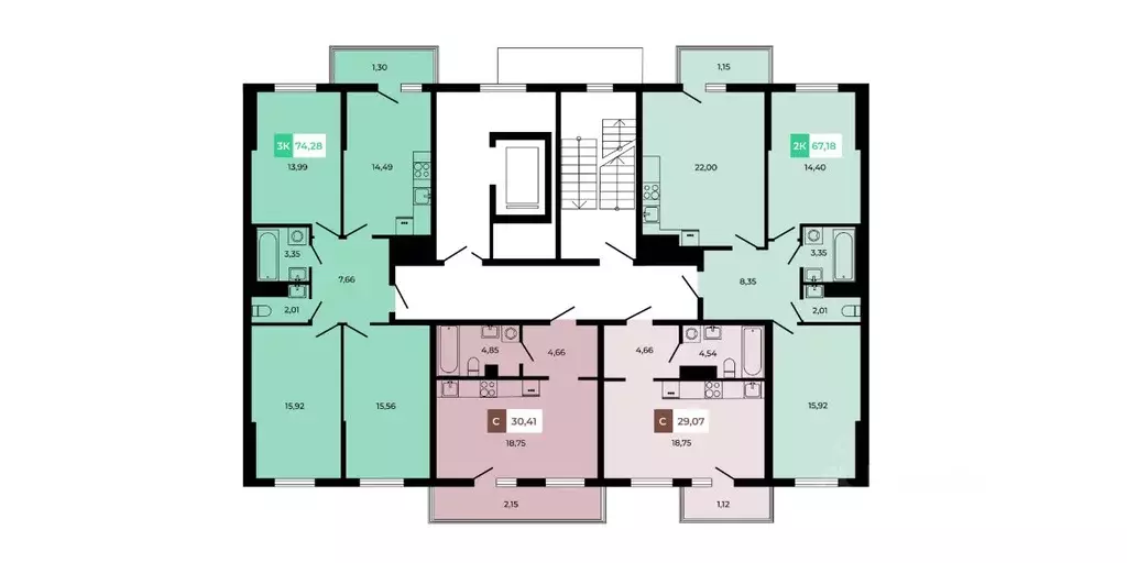 1-к кв. Ростовская область, Аксайский район, Щепкинское с/пос, пос. ... - Фото 2