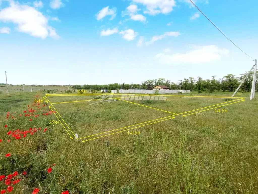 Участок в Крым, Симферопольский район, с. Мирное ул. Белова (4.0 сот.) - Фото 1