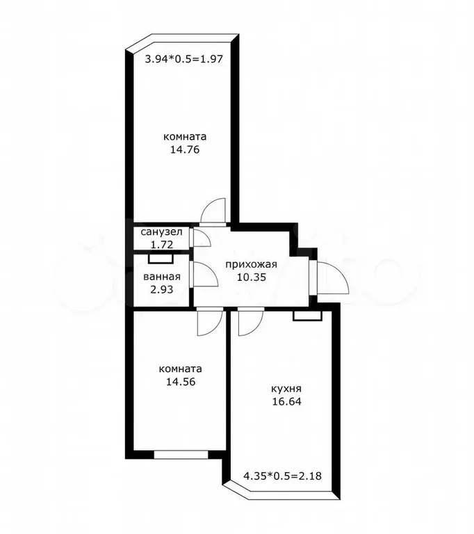 2-к. квартира, 70 м, 19/22 эт. - Фото 0