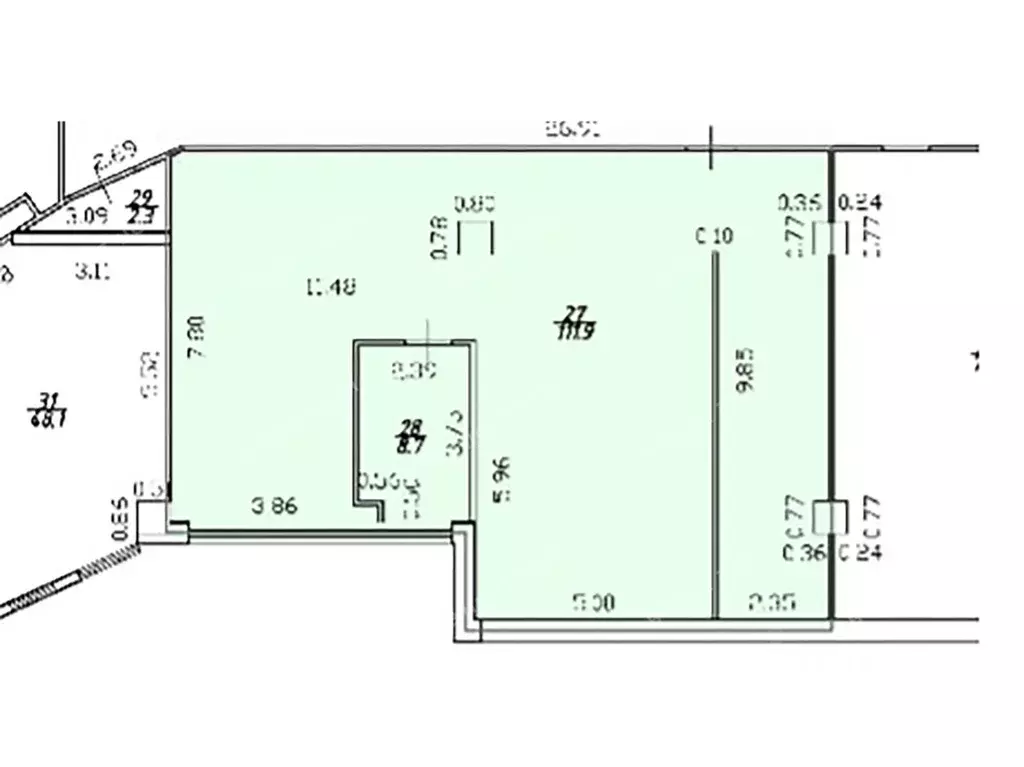 Офис в Санкт-Петербург ул. Профессора Качалова, 7 (121 м) - Фото 1