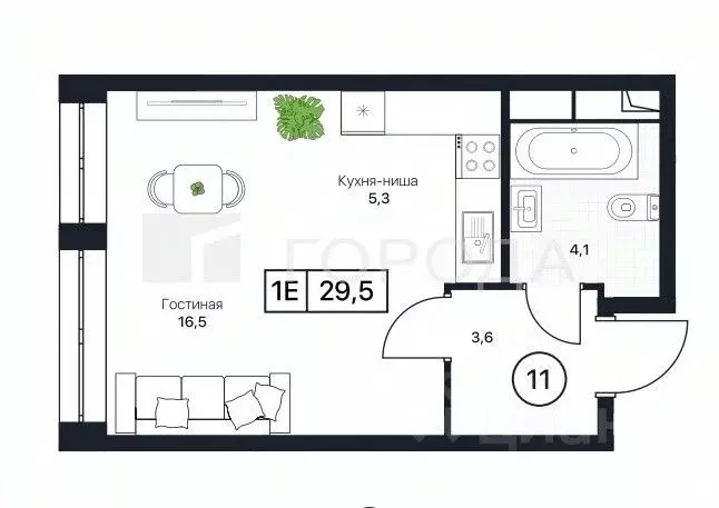 Дом в Кемеровская область, Новокузнецкий муниципальный округ, пос. ... - Фото 1