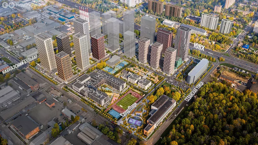 2-комнатная квартира: Москва, жилой комплекс Кавказский Бульвар 51, ... - Фото 1