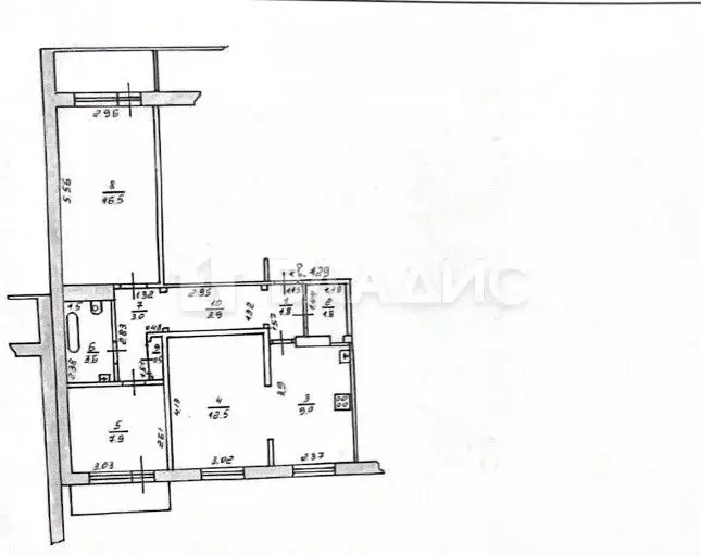 3-к кв. Нижегородская область, Нижний Новгород ул. Германа Лопатина, ... - Фото 2