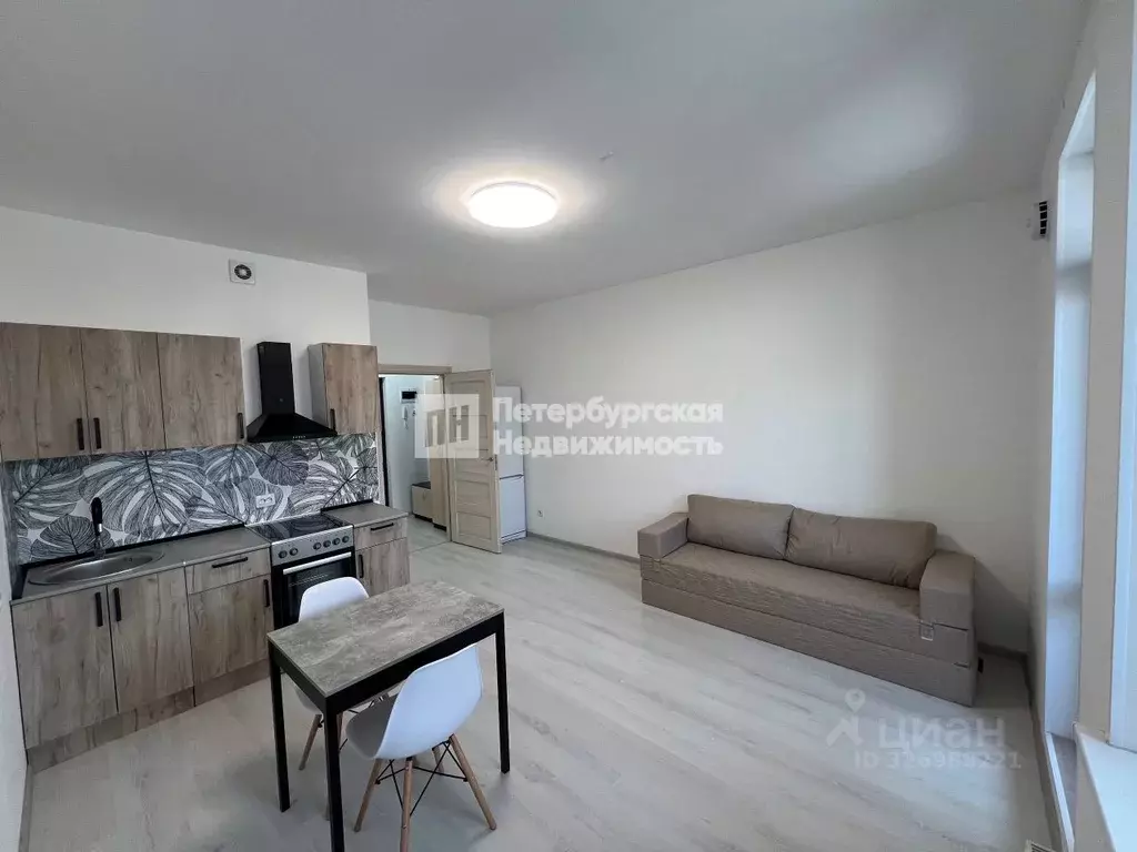 Студия Санкт-Петербург ул. Владимира Пчелинцева, 6к2 (23.8 м) - Фото 1