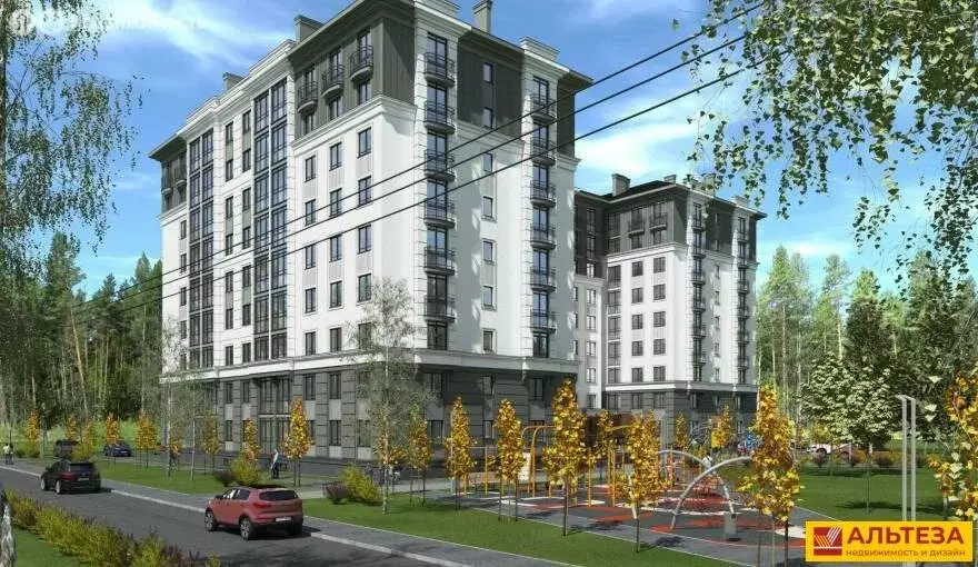 3-комнатная квартира: Васильково, Весенняя улица, 5 (103.1 м) - Фото 2