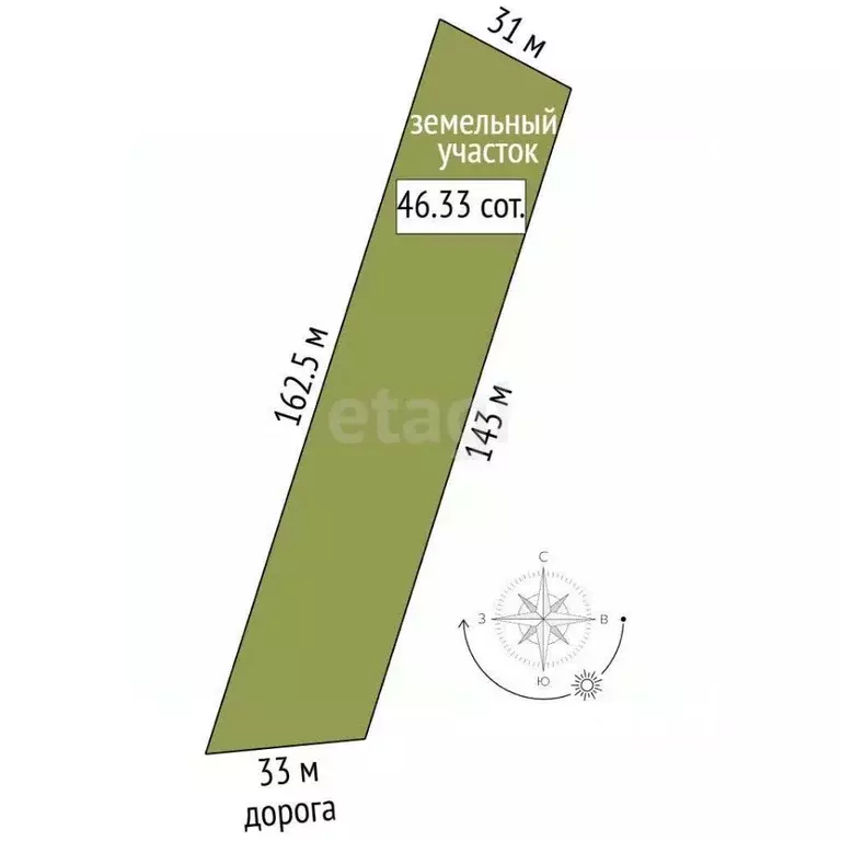 Участок в Крым, Кировский район, Абрикосовское с/пос, с. Матросовка ... - Фото 2