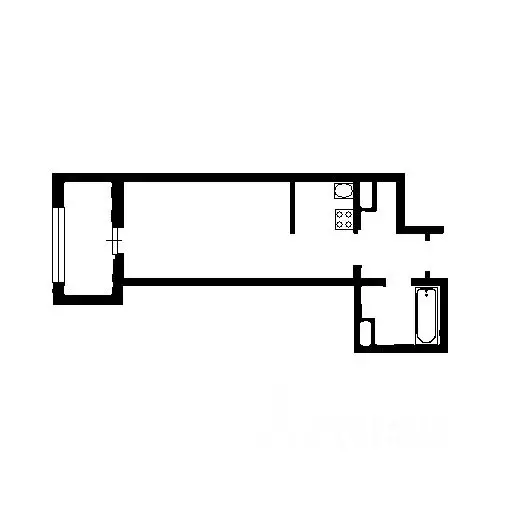 1-к кв. Краснодарский край, Сочи Бытха мкр, ул. Бытха, 41 (34.5 м) - Фото 2