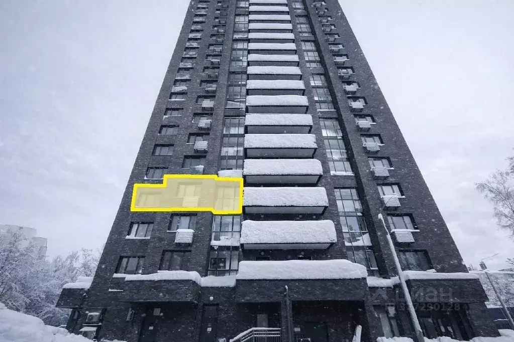 3-к кв. Москва Загорьевская ул., 8 (73.1 м) - Фото 2