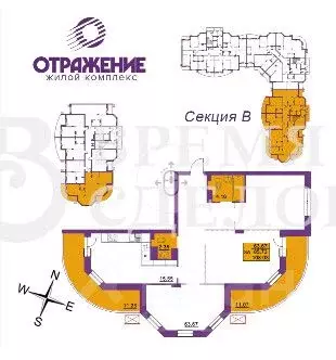 3-к кв. Владимирская область, Владимир ул. Мира, 5В (91.8 м) - Фото 1