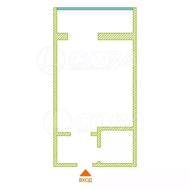 1-комнатная квартира: Тюмень, Олимпийская улица, 18 (17 м) - Фото 2