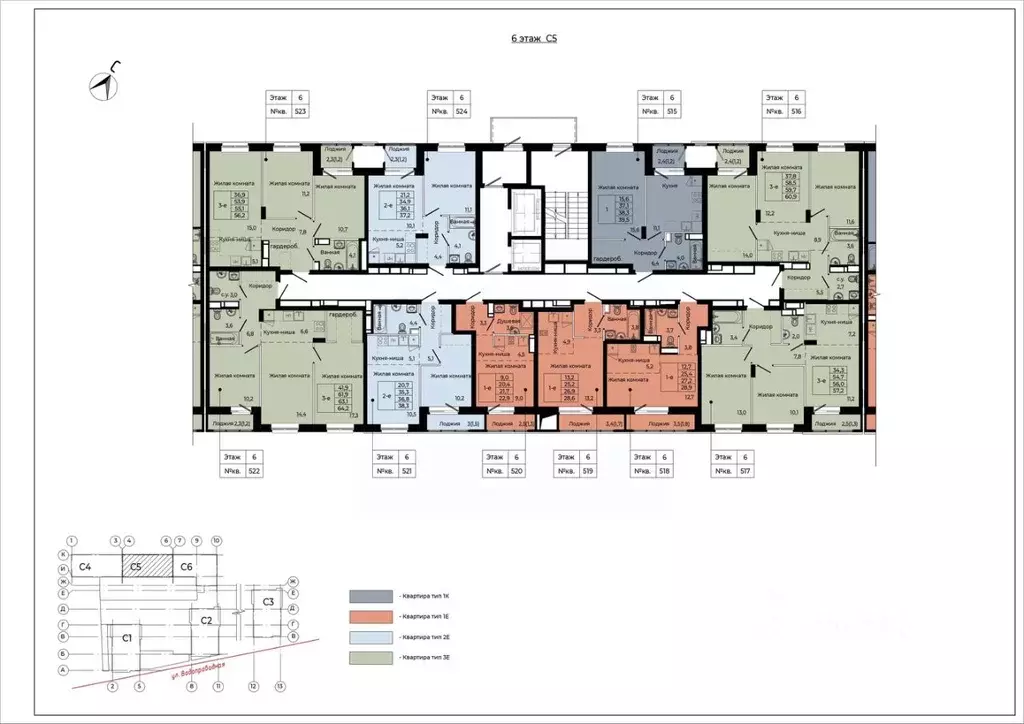 Студия Пермский край, д. Кондратово ул. Водопроводная, 5 (21.7 м) - Фото 2
