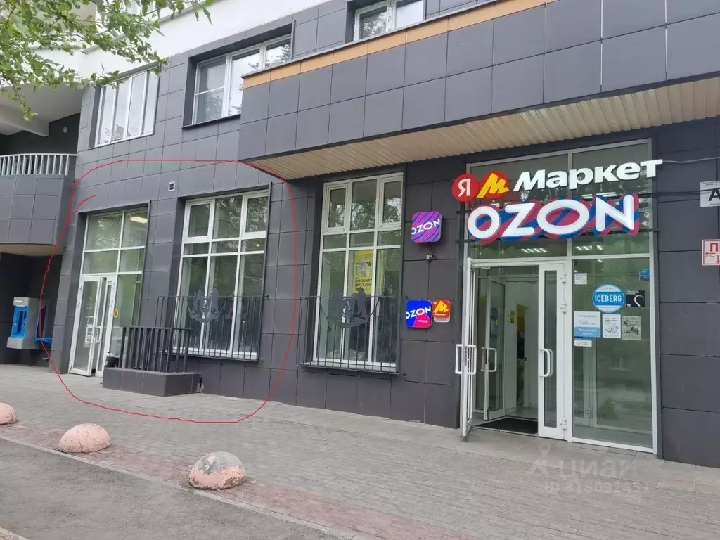 Торговая площадь в Свердловская область, Екатеринбург ул. Энтузиастов, ... - Фото 0