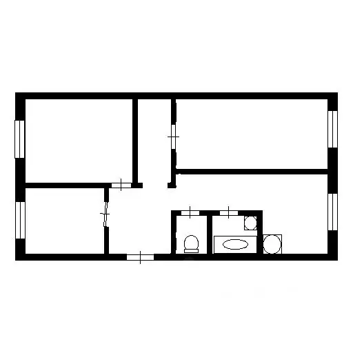 3-к кв. Санкт-Петербург просп. Елизарова, 14 (74.2 м) - Фото 1