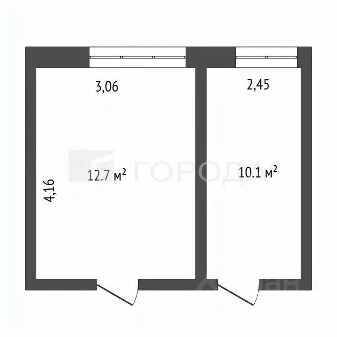 Комната Кемеровская область, Новокузнецк Транспортная ул., 131 (26.0 ... - Фото 2