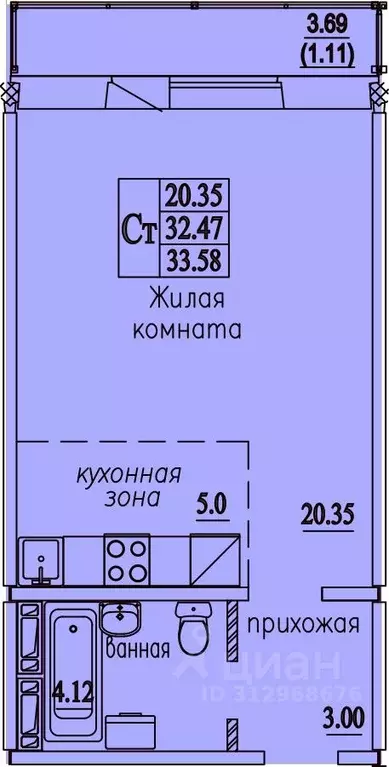 Студия Новосибирская область, Новосибирск ул. В. Высоцкого, 143/11 ... - Фото 0