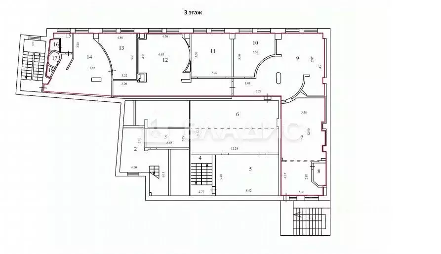 Офис в Ивановская область, Иваново ул. Пушкина, 9 (447 м) - Фото 2