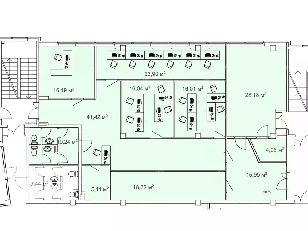 Офис в Санкт-Петербург просп. Добролюбова, 8 (196 м) - Фото 1