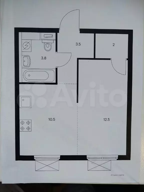 Квартира-студия, 32 м, 5/25 эт. - Фото 0