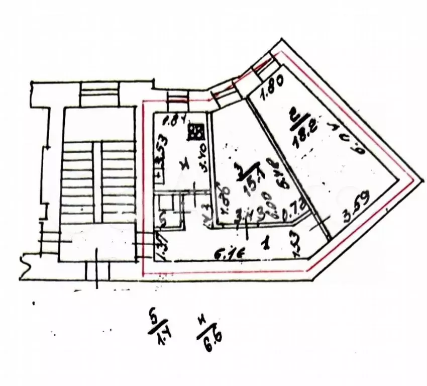 2-к. квартира, 52 м, 6/6 эт. - Фото 0