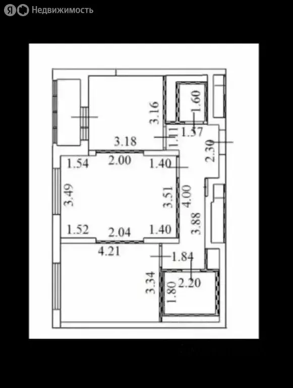 2-комнатная квартира: Москва, Измайловский бульвар, 71 (60 м) - Фото 1