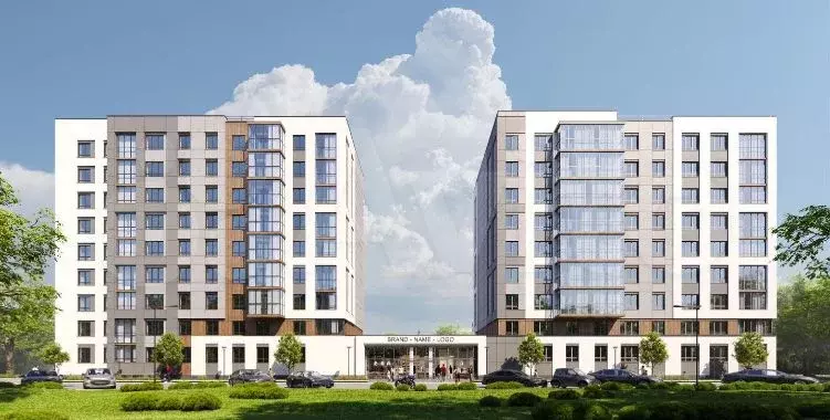 1-к. квартира, 38,4 м, 2/9 эт. - Фото 0