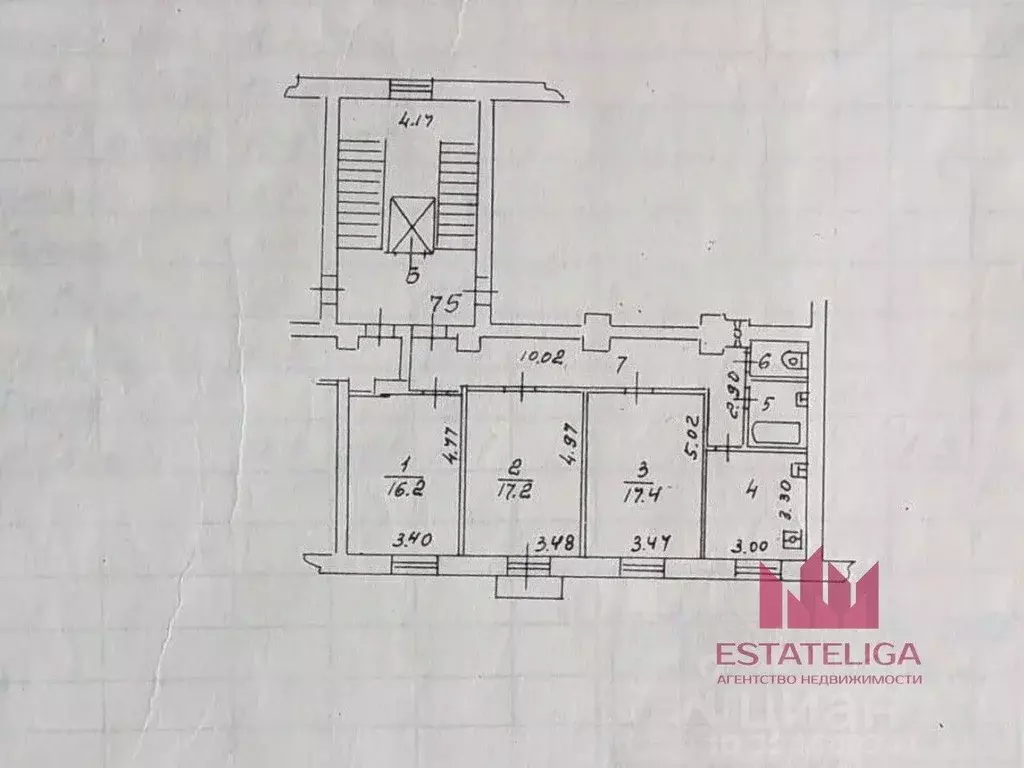 3-к кв. Москва ул. Трофимова, 31 (80.9 м) - Фото 1