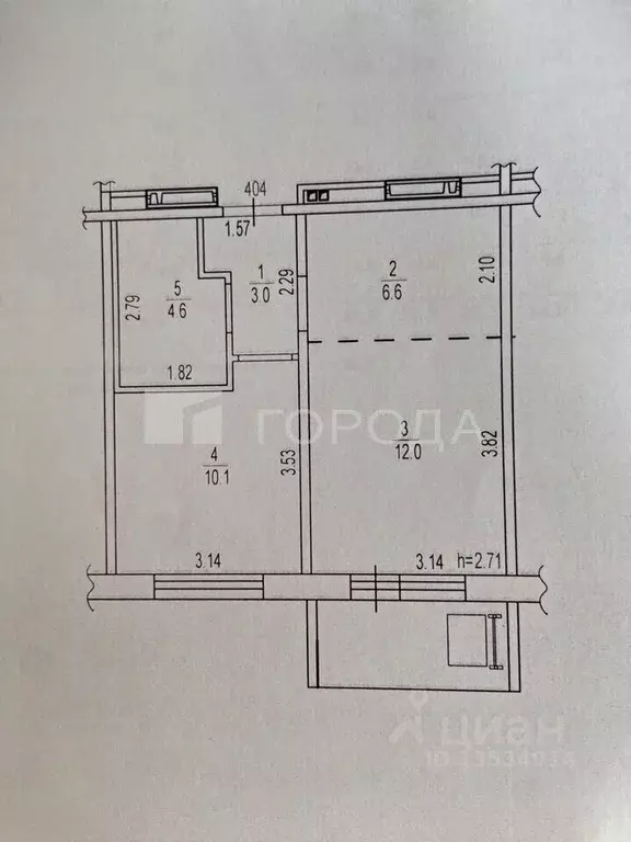 2-к кв. Алтайский край, Барнаул ул. Малахова, 34А (36.3 м) - Фото 2