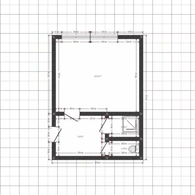 Комната Удмуртия, Сарапул Центральный жилрайон, ул. Гагарина, 39 (25.4 ... - Фото 2