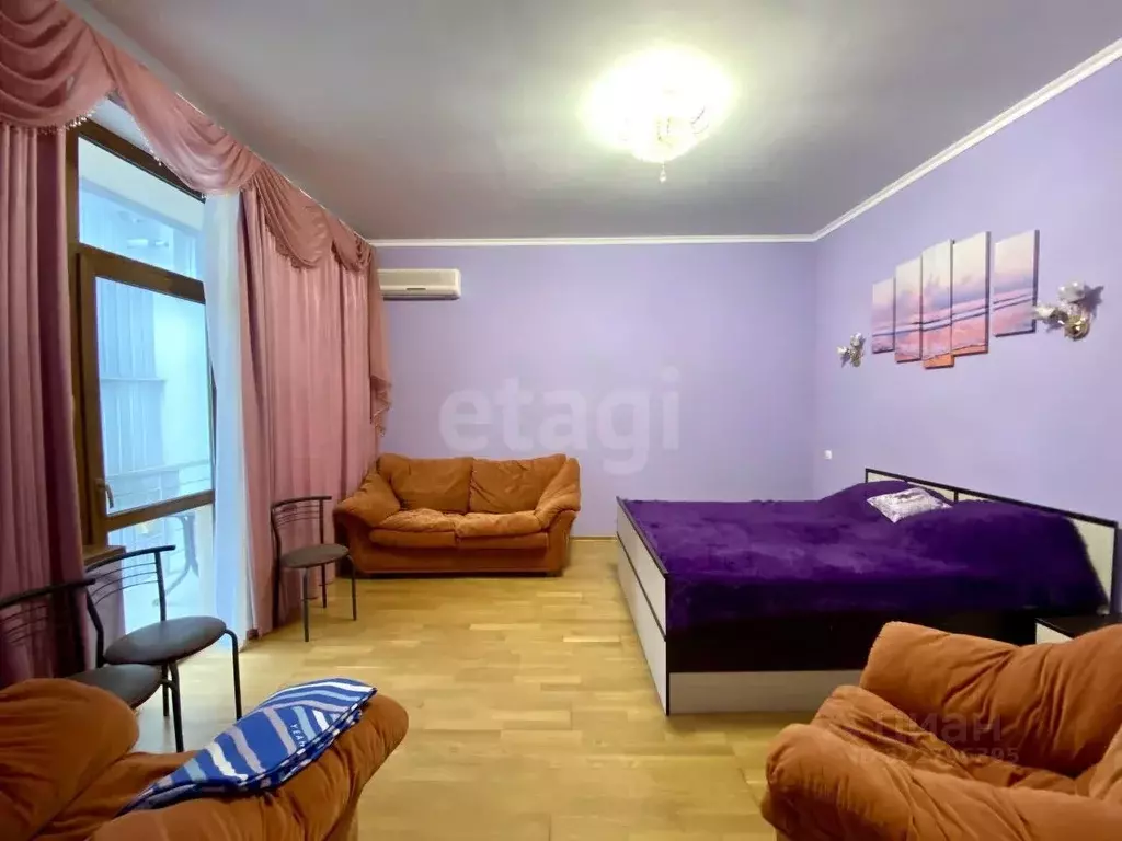 2-к кв. Крым, Ялта муниципальный округ, Отрадное пгт ш. Дражинского, ... - Фото 1