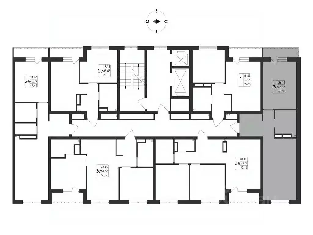 2-к кв. Воронежская область, Воронеж Первое Мая мкр, Май жилой ... - Фото 2