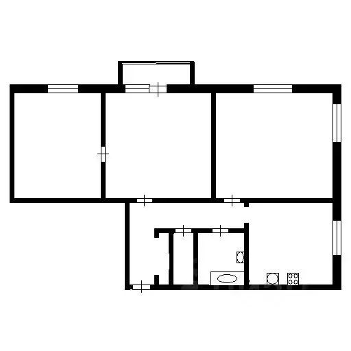 3-к кв. Красноярский край, Красноярск ул. Мичурина, 43 (70.0 м) - Фото 1